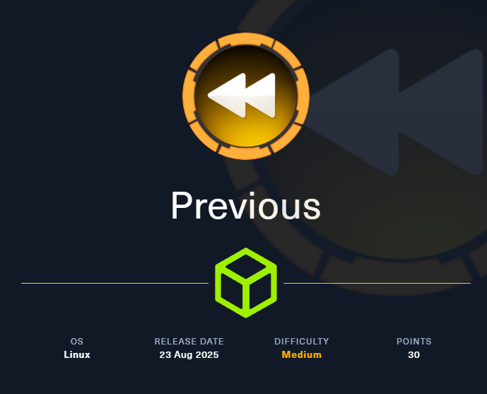 Previous HTB — blog writeup cover